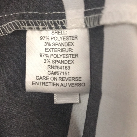 Calvin Klein US size 6 dress. Blue, white and black striped. - Picture 6 of 6